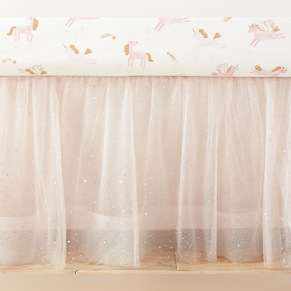 Pottery Barn Tulle Crib Skirt Monique Lhullier Shimmer